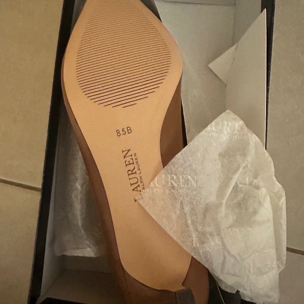 Brown pumps